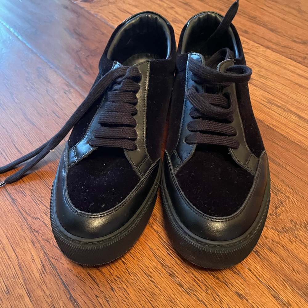 Burberry Men's Black and Blue Sneakers - Picture 9 of 14